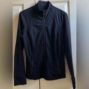 🍒LULULEMON DEFINE Jacket sz 12 SOLID BLACK Full-Length *NULUX